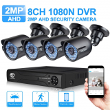 1080P Weatherproof AHD Camera Security System