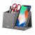 10W Fast Wireless Charger with Desk Organizer Qi Certified Fabric Induction Charger Stand Pen Pencil Holder Compatible iPhone 11/Xs MAX/XR/XS/X/8, Samsung S10/S9/S9+/S8/S8+, Grey