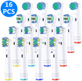 16 Pcs Replacement Brush Heads Compatible with Oral B