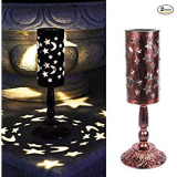 2 Pcs,Solar Lights Retro Candlestick Solar Table lamp