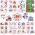 200 PCS Christmas Temporary Tattoos