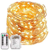 20m/65.6ft Copper Wire String Lights