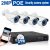 4*1080P POE security Camera set with 2TB hard drive