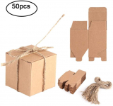 50PCS Kraft Paper Box