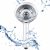 GAPPO Shower Head Handheld Rotating Adjustable 4 Functions Spray Replacement High Pressure Saving Water Bath Showerhead Chrome