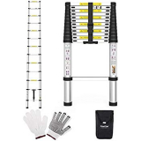 Aluminum Telescopic/Telescoping Loft Extension Ladder