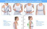 Anoopsyche Back Posture Corrector for Women & Men – Physical Therapy Posture Brace for Upper Lower Back – Spinal Posture Support Help Back & Shoulder & Neck Pain Relief and Improve Bad Posture.