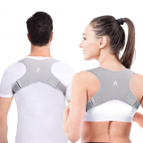 Anoopsyche Posture Corrector for Women Men, Adjustable Upper Back Brace, Physical Therapy Posture Brace for Back, Shoulder, Spinal Support Relief Neck Pain with Anti-scratch Pads.