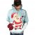 Ansenesna Men Casual Winter Autumn Oversized Christmas Suit Pattern Printed Long Sleeve Hooded Caps Party Sweatshirt Pullover.