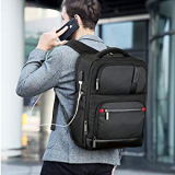 Anti-Theft Travel Backpack with USB Charging Port