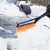 AstroAI 27” Ice Scraper & Snow Brush Detachable with Ergonomic Foam Grip for Car (Heavy Duty ABS, PVC Brush)