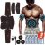 Awroutdoor EMS Muscle Stimulator Abs Trainer -USB Rechargeable Abdominal Toning Belts Muscle Toner Gym Workout Fitness Training Gear for Men & Women with Extra 10 Gel Pads