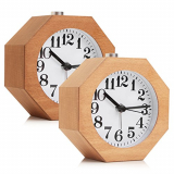 Baban Wooden Alarm Clock Travel Alarm Clock Desk Clock