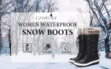 Camfosy Women Winter Snow Boots