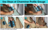 Charminer Profile Gauge,Contour Copy Plastic Profile