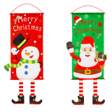 Christmas hanging decoration flag