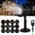 Christmas Projector Light, USUKI Xmas LED Projector Waterproof Landscape Light 12 Modes Rotating Projector Spotlight Garden Courtyard Light for Christmas,Birthday Party Indoor Outdoor Decoration