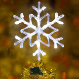 Crystal Snowflake Tree Topper