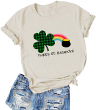 Dresswel Women Happy st patricks T-Shirt