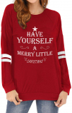 Dresswel Women Have Yourself A Merry Little Christmas Pullover Sweatshirt Jumpers Long Sleeve Tops.