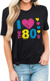 Dresswel Women I Love The 80’s T-Shirt