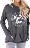 Dresswel Women Mama Bear Sweatshirt