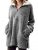 Dresswel Womens Fuzzy Fluffy Fleece Sweatshirt Pullover Zip Up Long Sleeve Tops Coat with Pockets