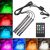 EECOO Waterproof 4×12 LED Neon Lamp Lights for Car Auto Decoration Music Sound-activated Lighting Kit 12V Multi-color Car LED Strip Lights (Light Strip2)