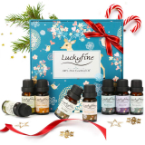 Essential Oils Set(8 X 10 ML), Christmas Moose Style Gift Kit