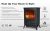 Freestanding Portable Electric Fireplace