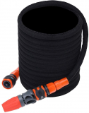 GREEN MOUNT 50ft Expandable Garden Hose Pipe, Lightweight Flexible Water Hose with 3 Function Spray Gun, Ultimate Non kink Hose Easy to Storage.