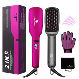 hair straightener brush