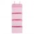 Hanging Closet Organizer, Over Door Hanging Organiser with 4 Spacious Pockets Wall Mount Office Supplies Storage Pocket Chart for Magazine Notebooks, Planners, File Folders. 33 x 9 x 91cm (Pink)