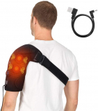 heating massage shoulder support