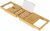 Homfa Bamboo Bath Tray Bathtub Caddy Extendable Bath Rack Bridge with Wine Glass Holder Book Phone iPad Rest