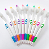 Honyutong Toothbrush,Soft Toothbrush, Non-Slip Grip, Teeth whitening, Teeth Clean.(10pcs/White).