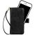 iPhone 8 Plus/iPhone 7 Plus Wallet Case PU Leather Black and Brown