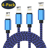 iPhone Charger Cable Lightning Cable 4Pack