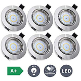 KINGSO 6X LED GU10 Recessed Ceiling Lights