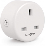 Koogeek Smart Plug Mini WiFi Outlet Compatible with Alexa,Google Assistant and IFTTT,Energy Monitoring,Timer Function, Voice and Remote Control,No Hub Required