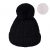 LINSINCH Winter Hat Women Knit Soft Hat Fleece Line Thicken Hat Thermal Windproof Warm Faux Fur Bobble Pom Pom Hat Casual Wool Knitted Hat for Outdoor Sports Camping Ski Caps