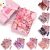 Meihet 18Pcs Girls Bow Hair Clips Set Cartoon Rubber Hair Ring Band Hair Accessories Headbands