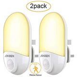 Motion Sensor Night Lights Plug in Wall – Movement Sensor Light PIR LED Night Light Indoor for Kids,Hallway,Corridor,Stairs,Warm White,2Pack