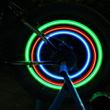 Mountain bike wire lamp led wind fire wheel