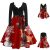 Multiple-Styles Xmas/Prom Red Dress for Women,Ladies Vintage Long/Short/Sleeveless Swing Dresses for Christmas Evening Party