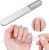 Nail File, Crystal Nano Glass Nail Shiner & Nail File Buffer Professional Nail Care Set Manicure Nail Files Block Baby Nail Files Hard Nail File for Women and Men.