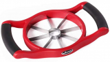 Newness Apple Slicer Corer, 8-Slice [Large Size] Premium Apple Slicer Corer, Cutter, Divider, Wedger, Stainless Steel Easy Grip Fruit Slicer with Sharp Blade for Apples, Pears and More, Red