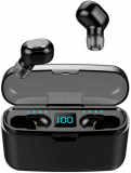 Noise Canceling Waterproof Sports Earbuds With Charging Case