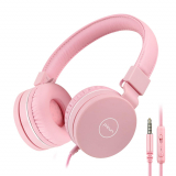 Picun Kids Headphones 85dB Volume Limited Over Ear Headphones with Microphone for Boys Girls