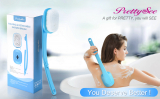 PRETTY SEE 2 in 1 Shower Brush Back Scrubber